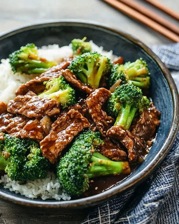 Chinese Beef and Broccoli 4 One Pan Chinese Beef and Broccoli