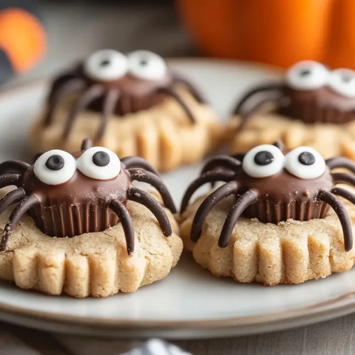 Peanut Butter Spider Cookies 5 Peanut Butter Spider Cookies