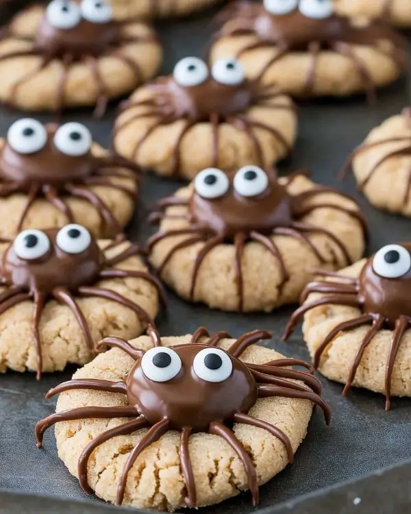 Peanut Butter Spider Cookies 2 Peanut Butter Spider Cookies recipe