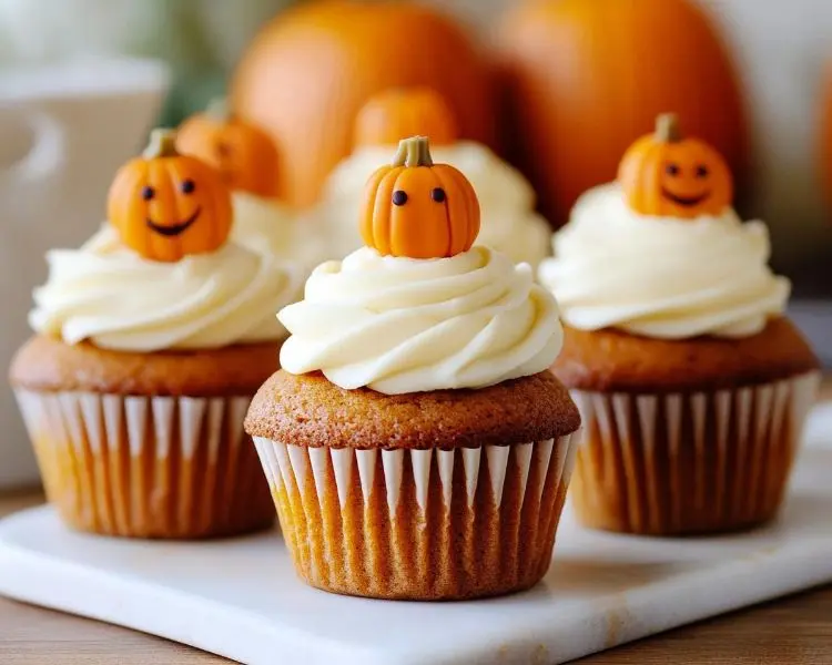 Delicious Pumpkin Cupcakes Recipe 2 Pumpkin Cupcakes