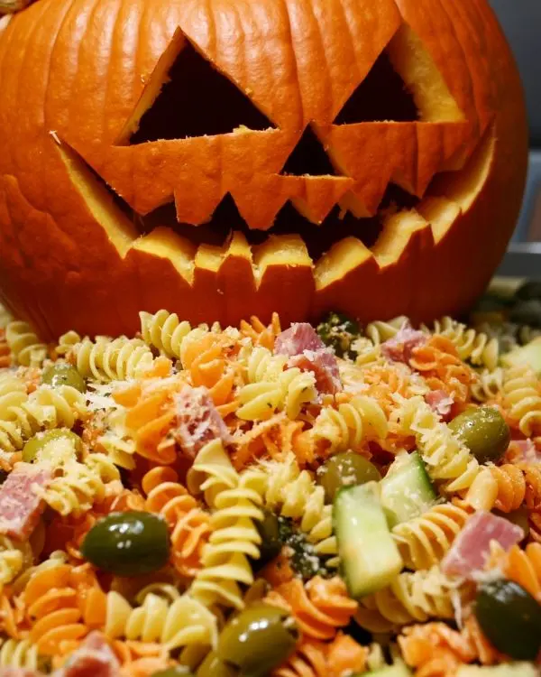 UpChuckin' Pumpkin Loaded Pasta Salad 4 Pumpkin Loaded Pasta Salad