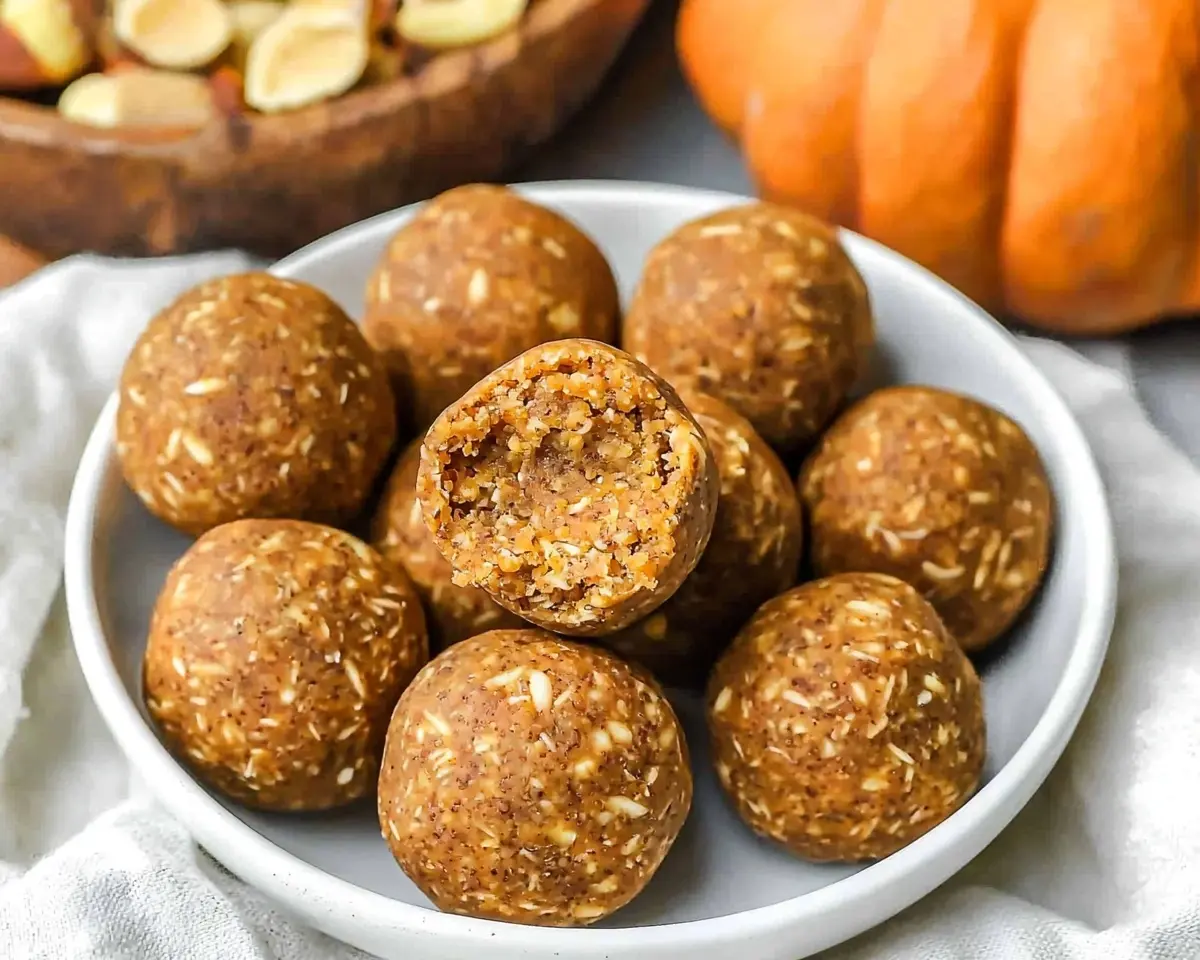 Pumpkin Protein Bites