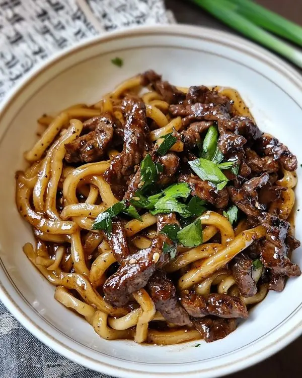 Quick Beef Black Pepper Udon 4 Quick Beef Black Pepper Udon recipe