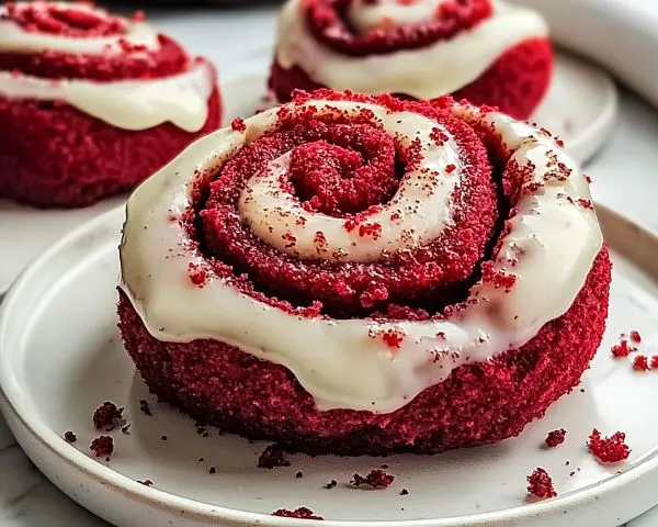Red Velvet Cinnamon Rolls 2 Red Velvet Cinnamon Rolls recipe