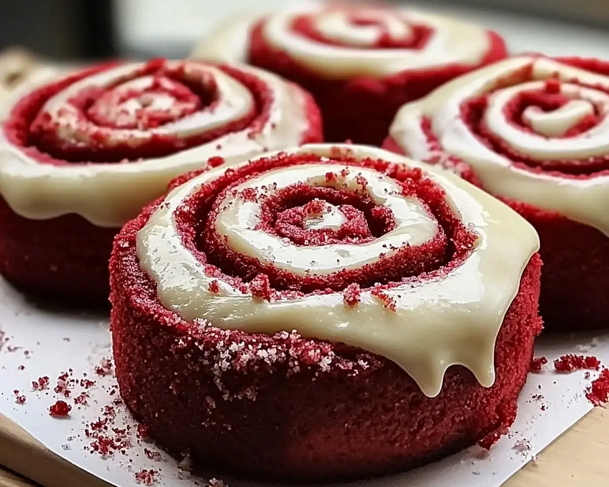 Red Velvet Cinnamon Rolls