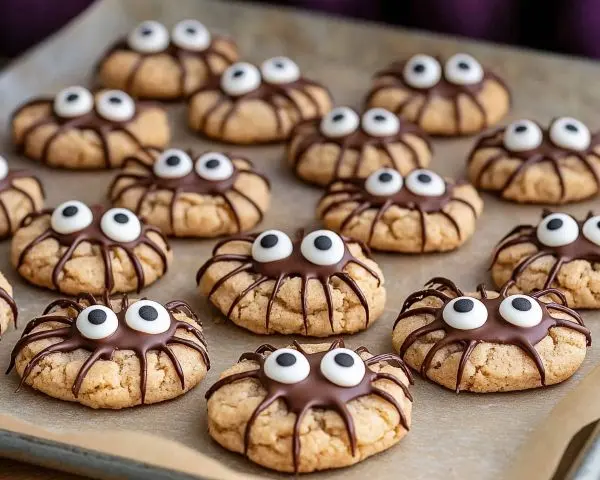 Peanut Butter Spider Cookies 4 Reese’s Spider Cookies