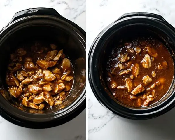 Slow Cooker Honey Garlic Chicken Thighs 3 Slow Cooker Honey Garlic Chicken Thighs recipe