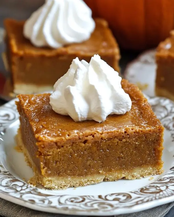 Ultimate Small Batch Pumpkin Pie Bars 3 Small Batch Pumpkin Pie Bars recipe