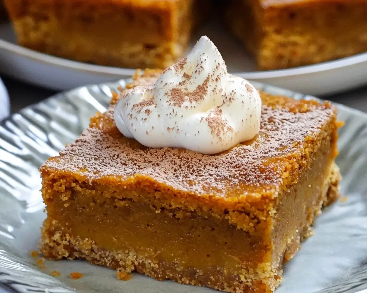 Small Batch Pumpkin Pie Bars