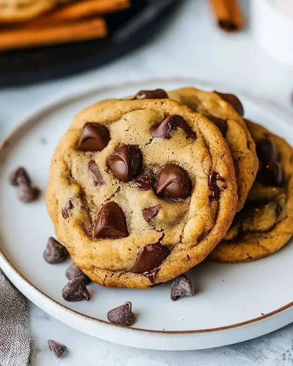 Fall Spiced Chocolate Chip Cookies 4 Spiced Chocolate Chip Cookies