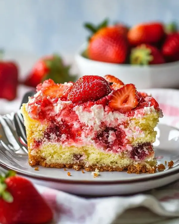 Strawberry Earthquake Cake 2 Strawberry Earthquake Cake recipe
