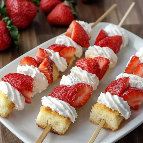 Strawberry Shortcake Kabobs Recipe 5 Strawberry Shortcake Kabobs