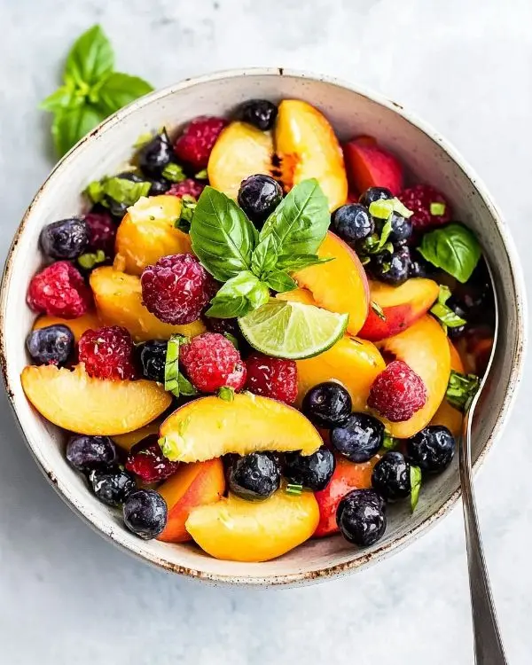 Summer Peach Fruit Salad 7 Summer Peach Fruit Salad recipe