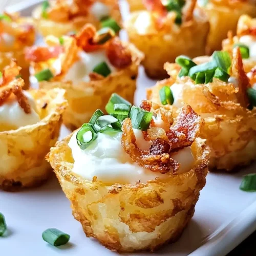 Tater Tot Appetizer Cups Recipe 6 Tater Tot Appetizer Cups