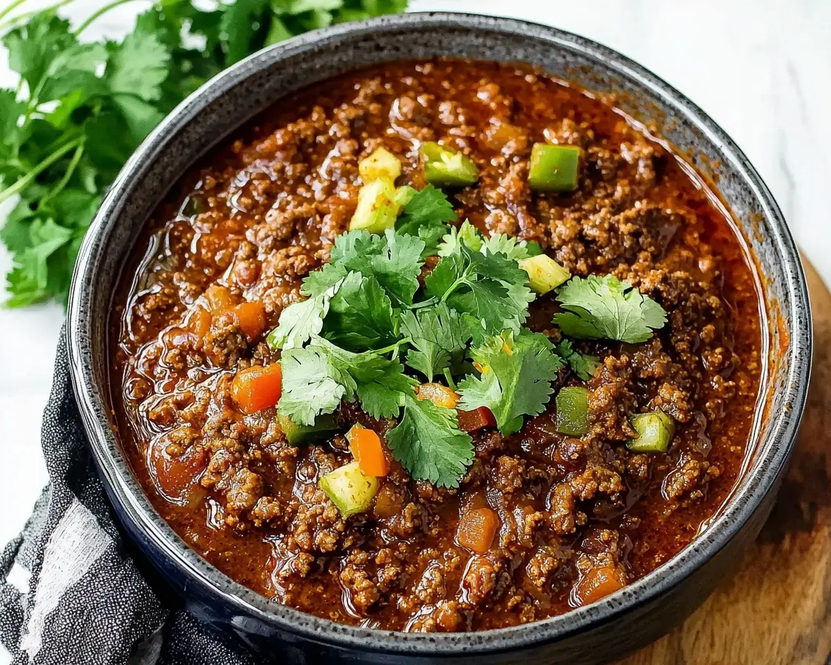 Texas Style Chili Recipe No Beans