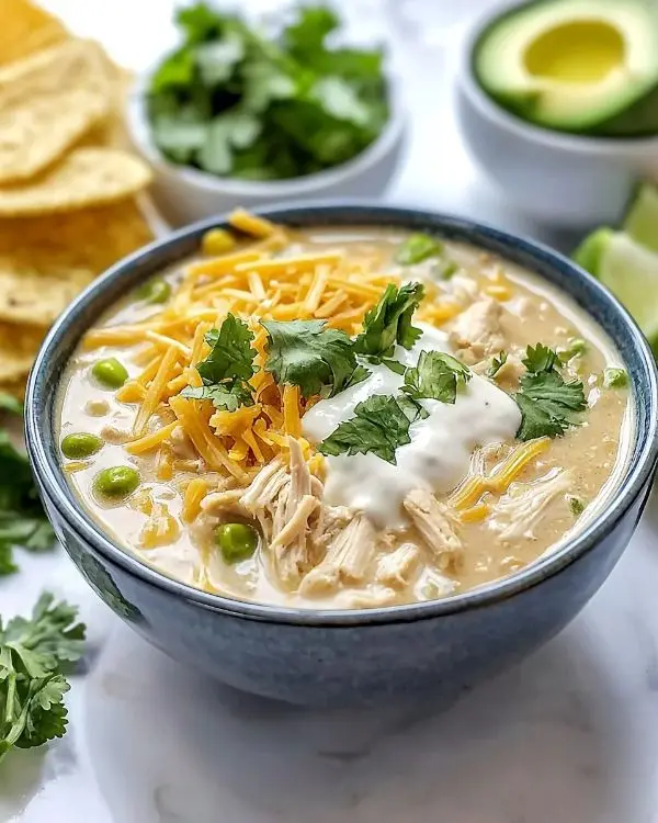Creamiest White Chicken Chili 4 The best and the Creamiest White Chicken Chili