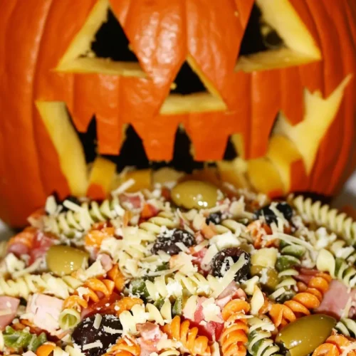 UpChuckin' Pumpkin Loaded Pasta Salad 5 UpChuckin' Pumpkin Loaded Pasta Salad