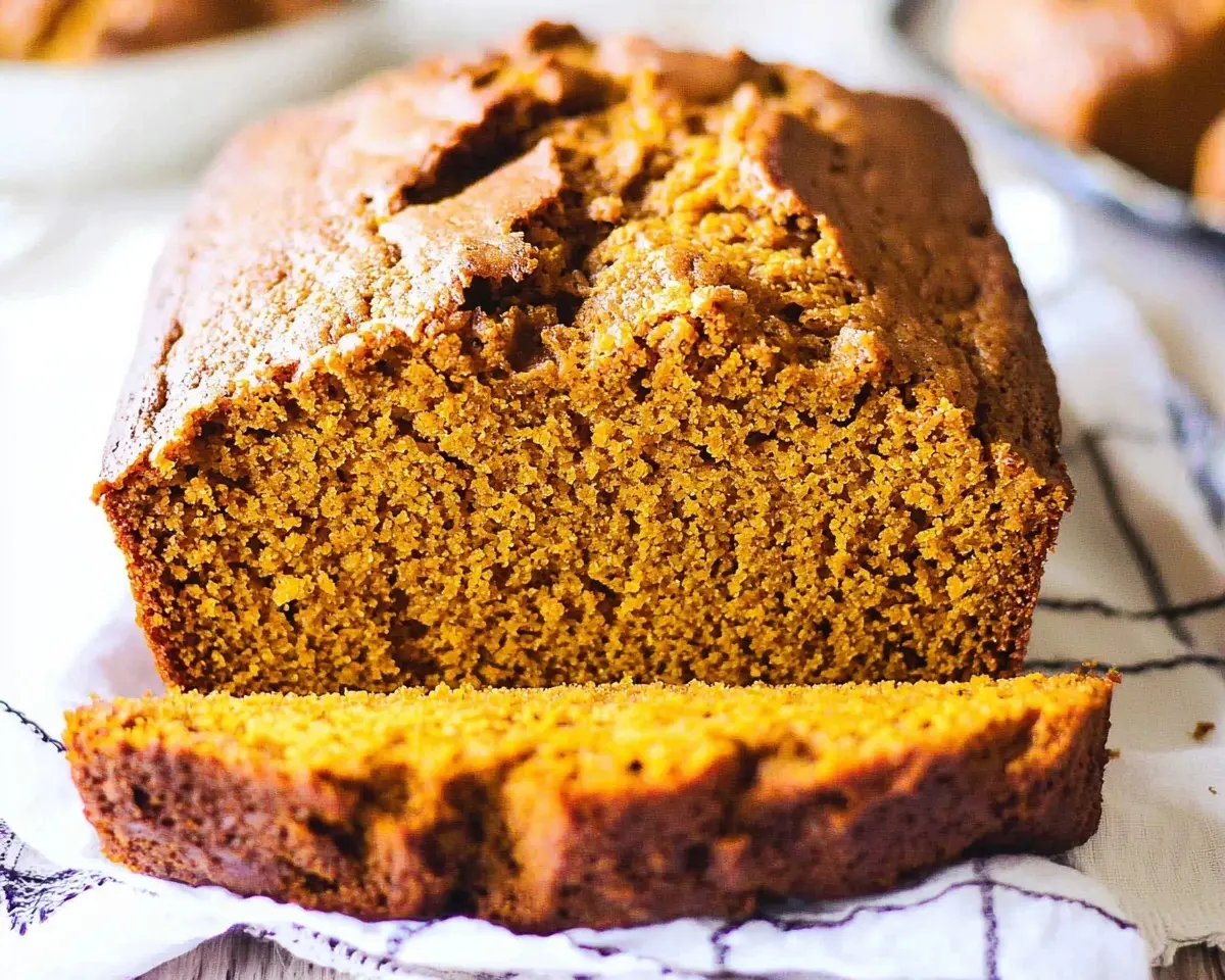 Vanilla pudding pumpkin bread