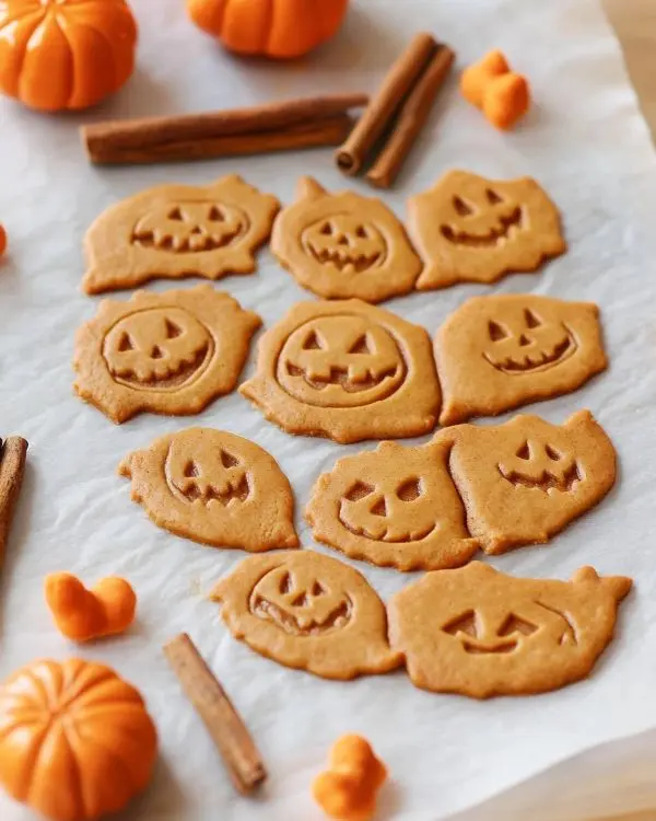 Halloween Pumpkin Spice Cookies 2 Vegan Halloween Pumpkin
