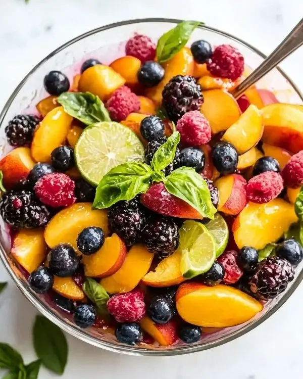 Summer Peach Fruit Salad 6 summer Fruit Salad