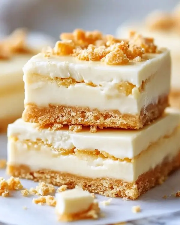 No Bake Cookie Bars 4 white chocolate cheesecake bars