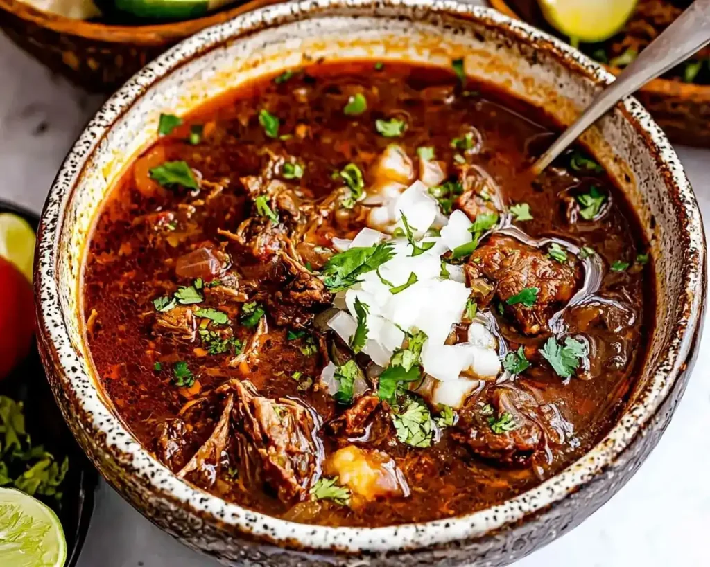 Authentic Mexican Birria Soup