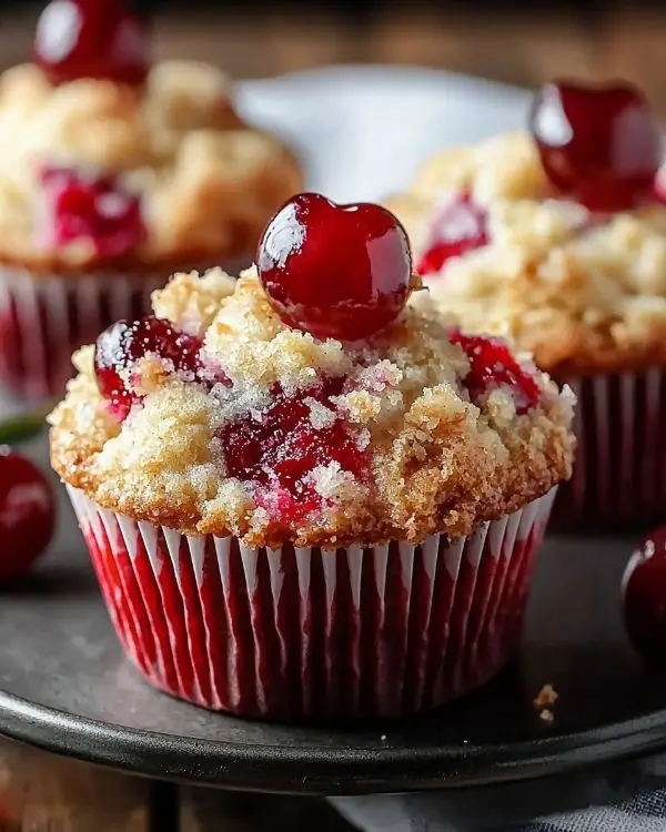 Best Cherry Cobbler Muffin