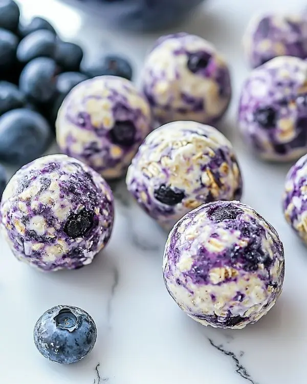 Blueberry Cheesecake Protein Bites 4 Blueberry Cheesecake Protein Bites Recipe