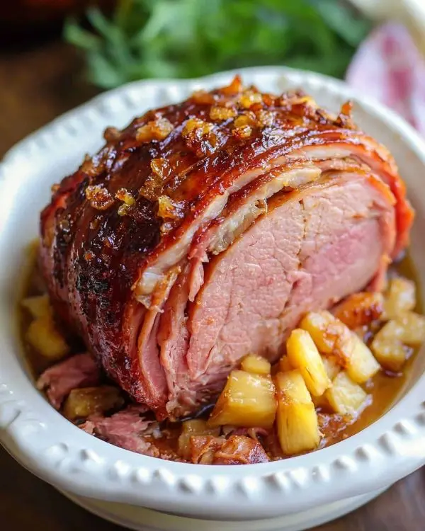 Ultimate Slow Cooker Brown Sugar Pineapple Ham Recipe 2 Brown Sugar Pineapple Ham