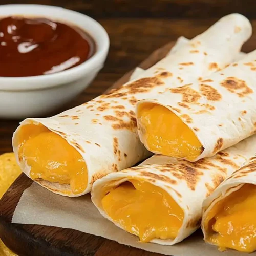 Cheesy Tortilla Rolls 5 Cheesy Tortilla Rolls