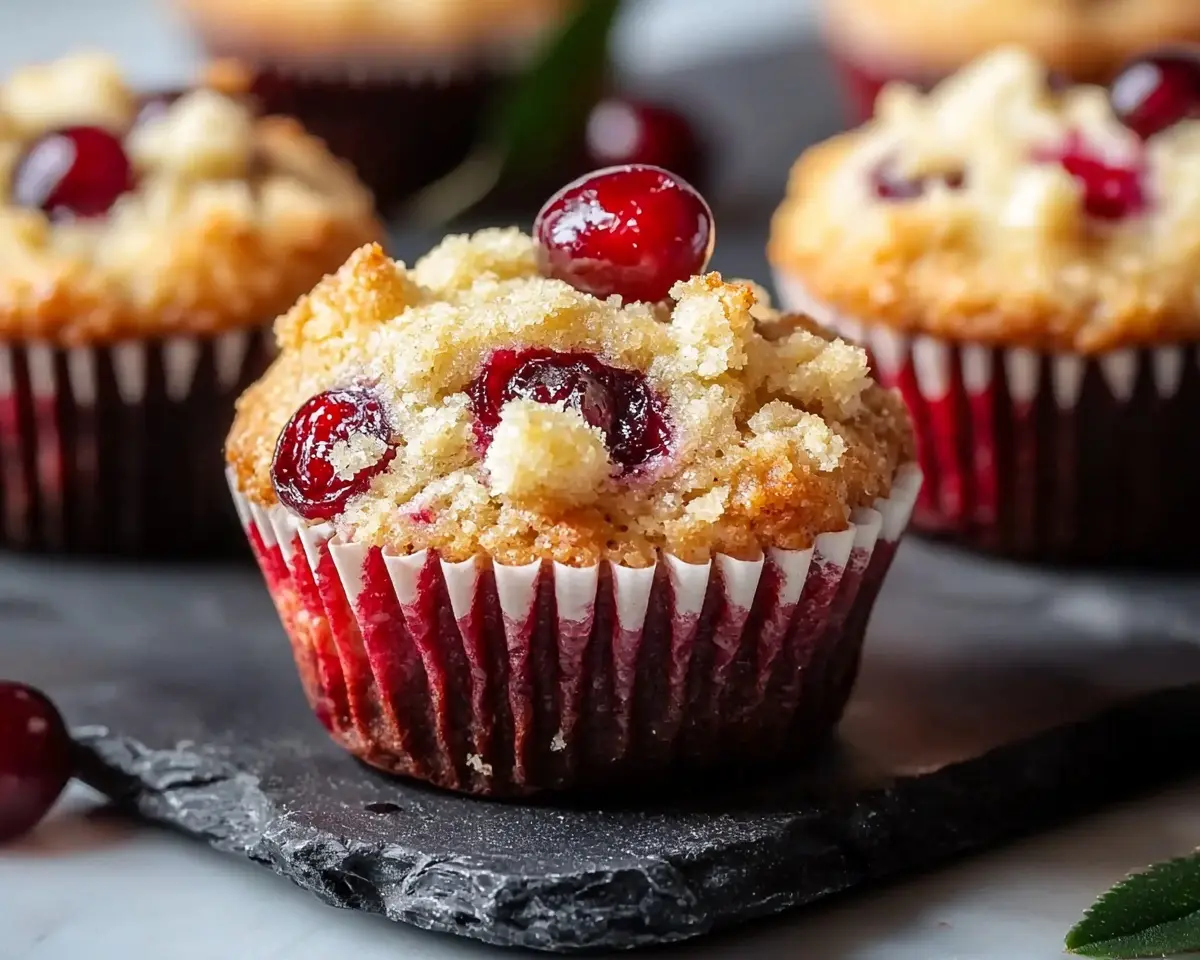 Cherry Cobbler Muffins