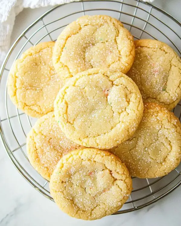 Chewy Dairy-Free Sugar Cookies