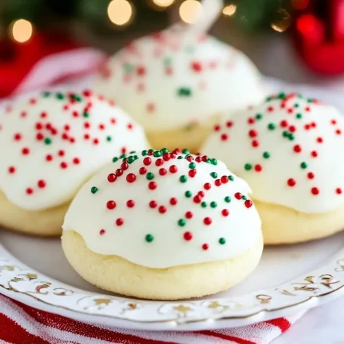 Colorful Sprinkles Italian Cookies