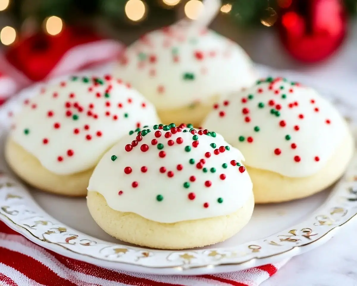 Colorful Sprinkles Italian Cookies