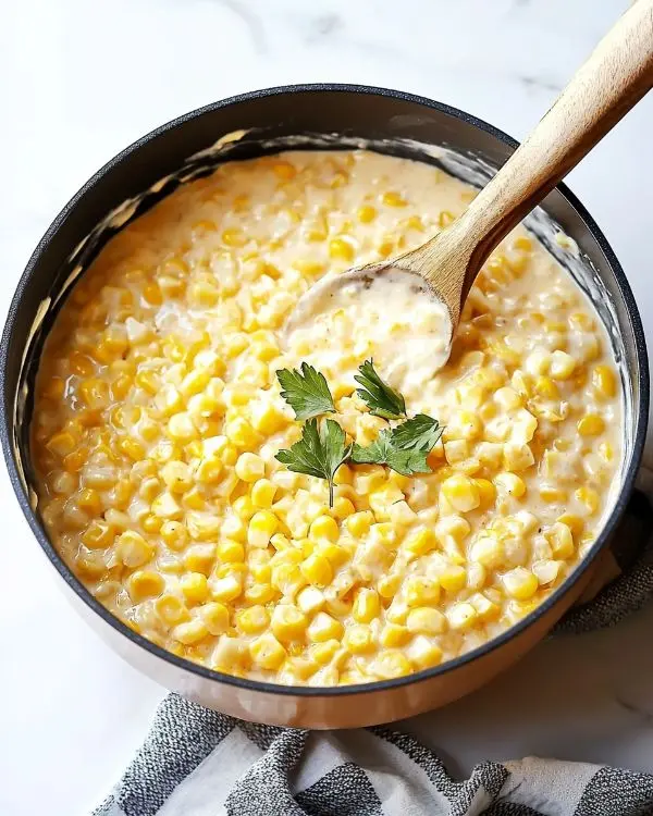 Delicious Creamed Corn 3 Corn Side Thanksgiving