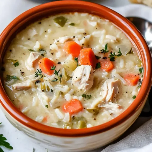 Creamy Chicken and Rice Soup 5 Creamy Chicken and Rice Soup