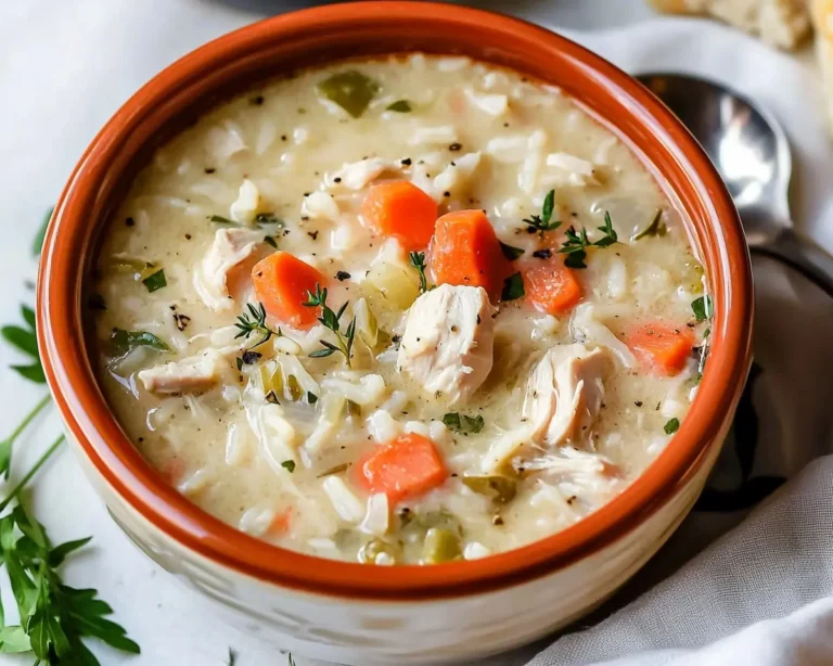 Creamy Chicken and Rice Soup