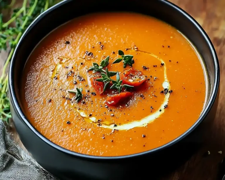 Creamy Roasted Garlic Tomato Soup
