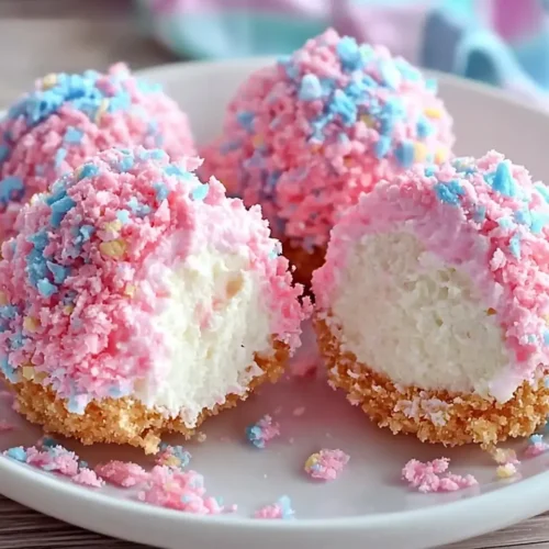 Crispy Cotton Candy Cheesecake Bombs 5 Crispy Cotton Candy Cheesecake Bombs