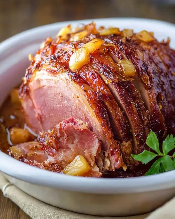 Ultimate Slow Cooker Brown Sugar Pineapple Ham Recipe 3 Crockpot Brown Sugar Pineapple Ham