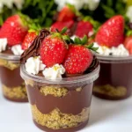 Chocolate Covered Strawberry Recipes 5 Dubai chocolate strawberry cup