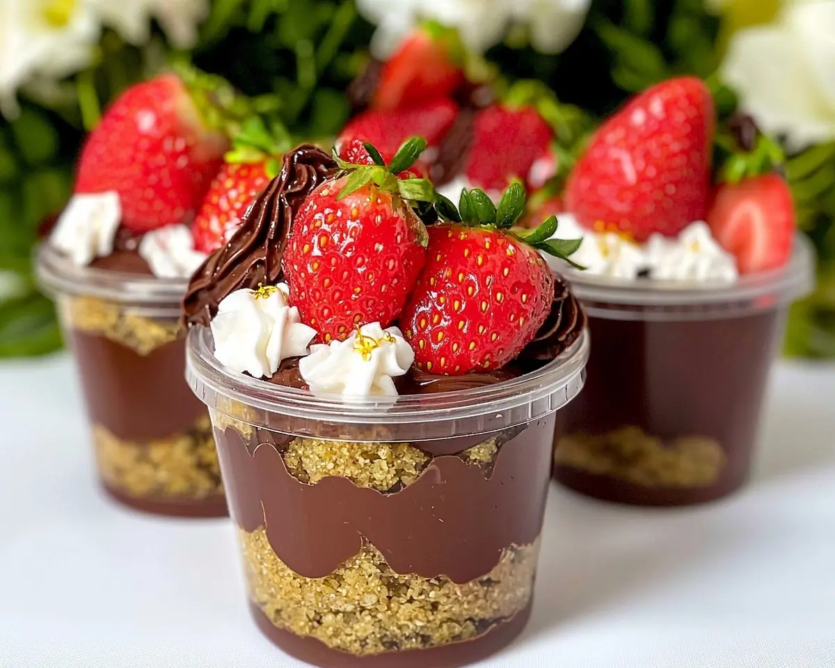 Dubai Chocolate Strawberry Cup 1 Dubai chocolate strawberry cup