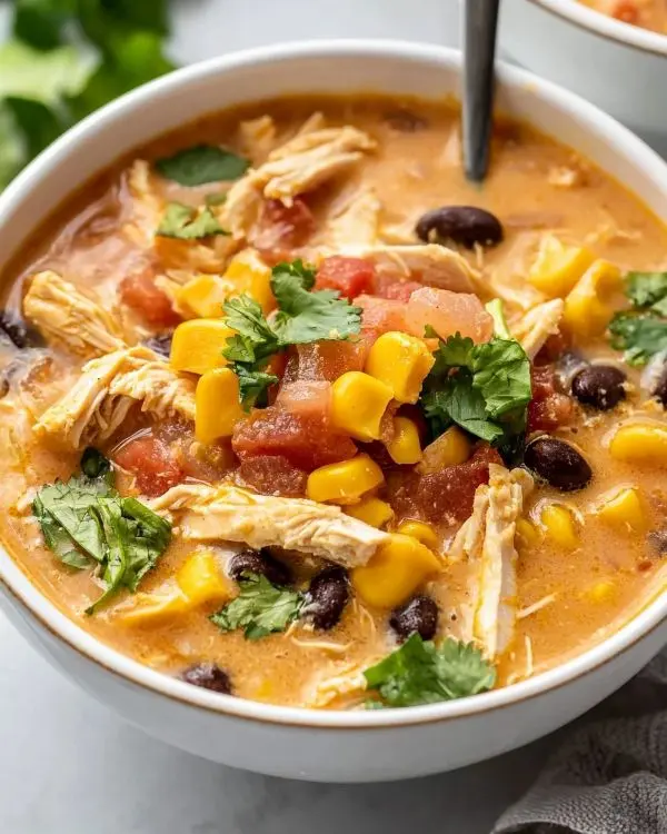 Easy Chicken Taco Soup Recipe 2 Easy Chicken Taco Soup