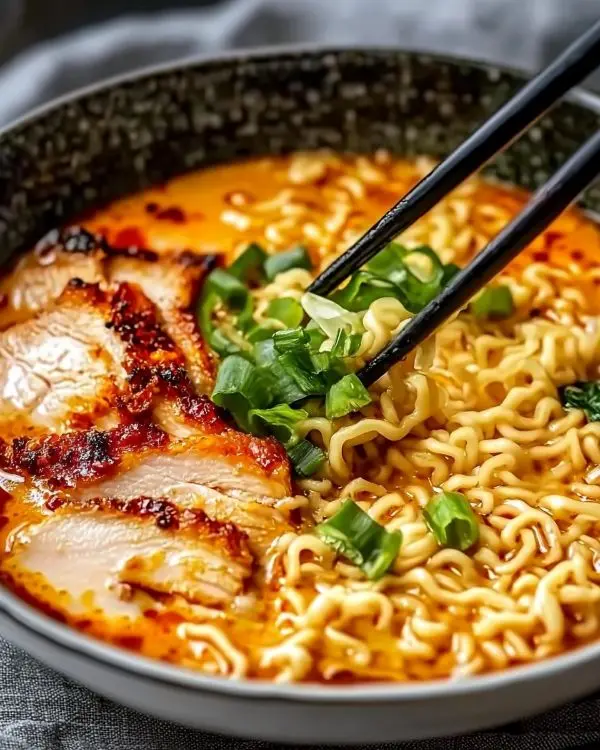 Fiery Chicken Ramen 4 Fiery Chicken Ramen recipe