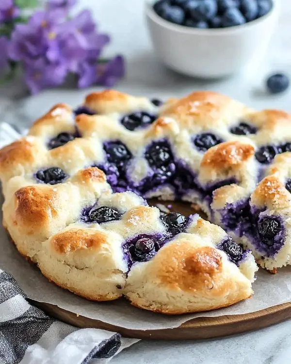Fluffy Cottage Cheese Blueberry Cloud Bread 4 Fluffy Cloud Bread