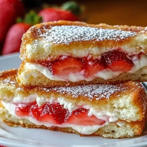 Fried Strawberry Cheesecake Sandwiches 5 Fried Strawberry Cheesecake Sandwiches
