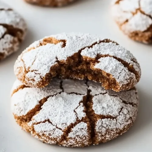 Gingerbread Crinkle Cookies 5 Gingerbread Crinkle Cookies