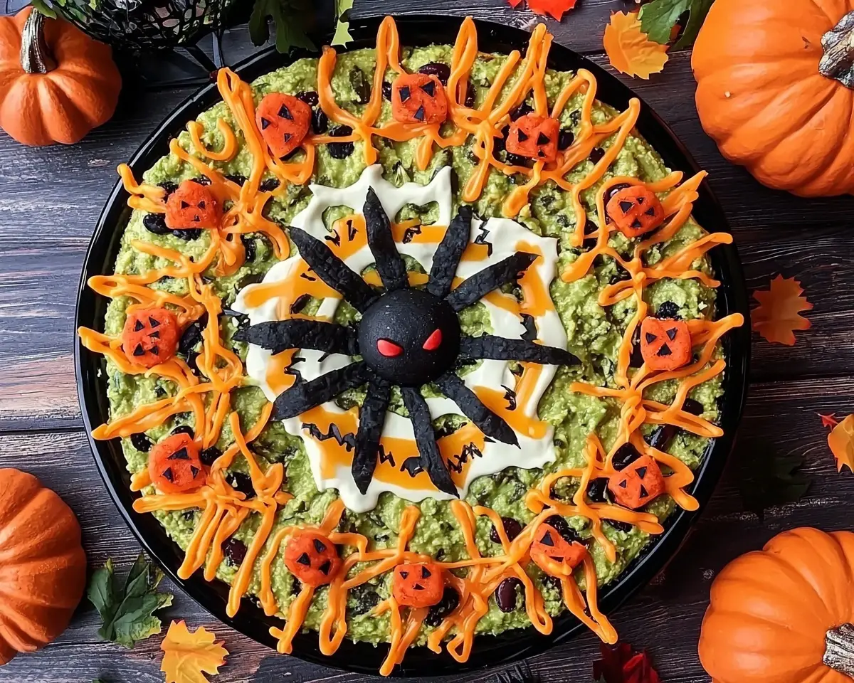 Halloween Taco Dip 1 Halloween taco dip