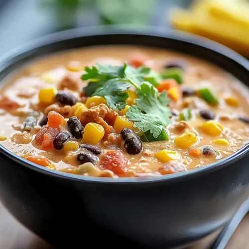 High Protein Creamy Taco Soup 5 High Protein Creamy Taco Soup