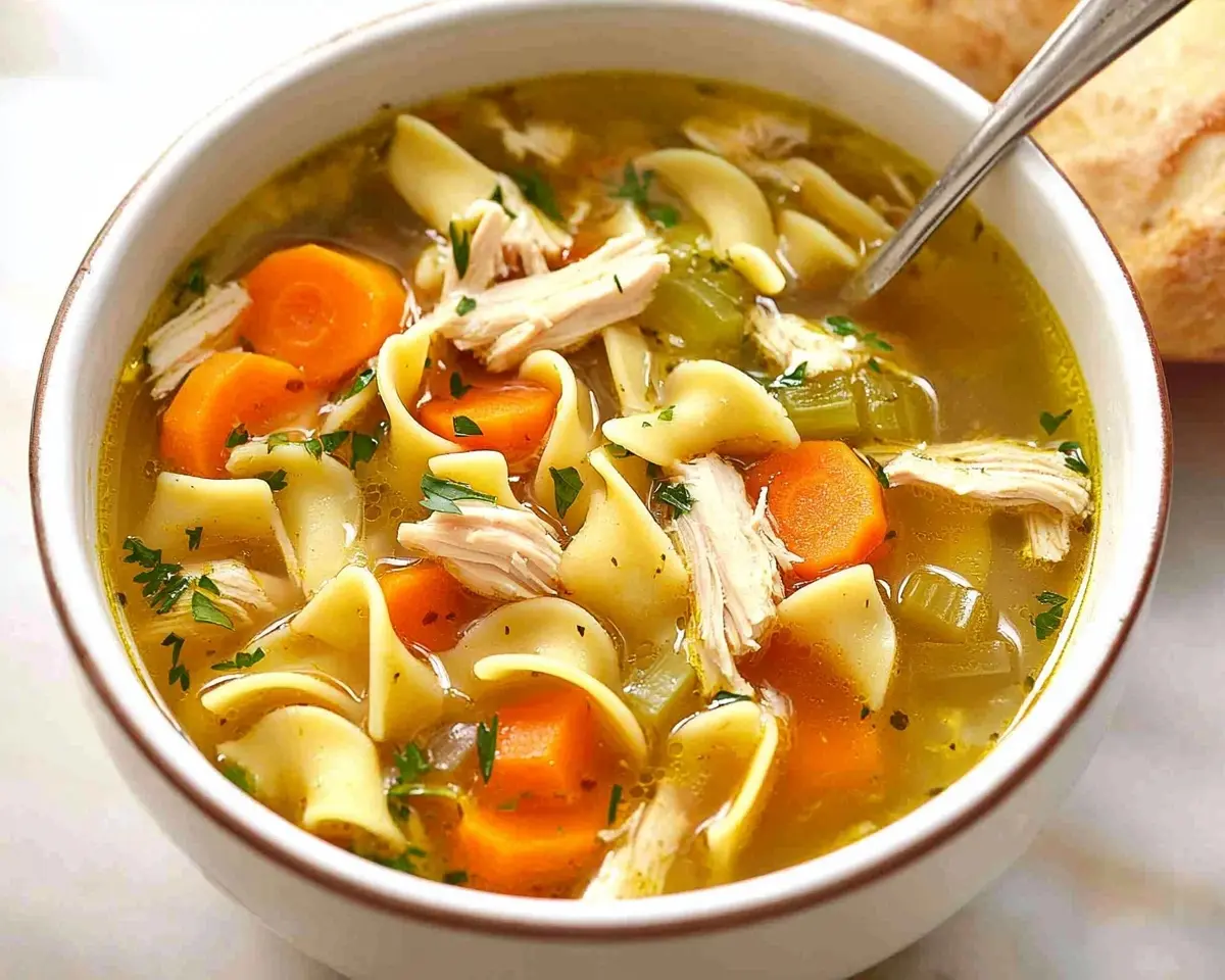 Homemade Chicken Noodle Soup 1 Homemade Chicken Noodle Soup